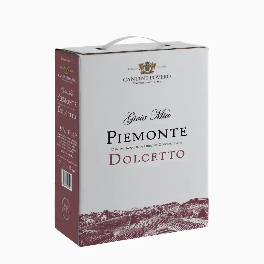 lebox wijnen Bag in Box rode wijn van Cantine Povero Dolcetto 3 liter