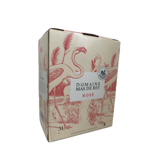 Lebox wijnen Mas de Rey rose wijn bag in box 3 liter leboxwijnen.nl