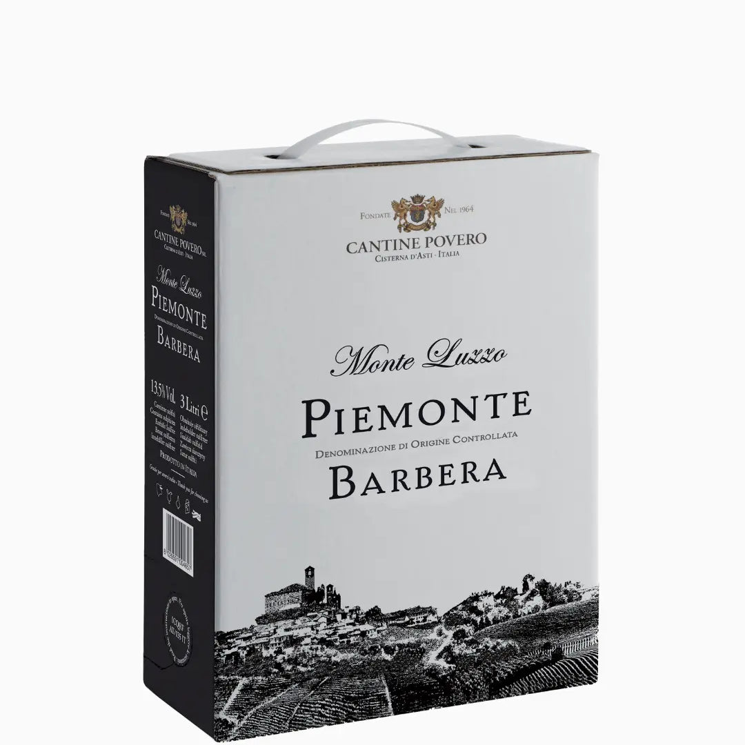 LeBox wijnen Cantine Povero rode wijn Barbera 3 liter bag in box leboxwijnen.nl