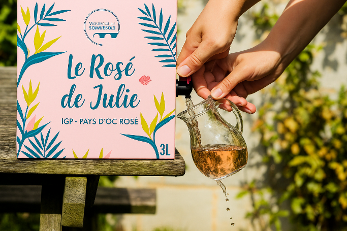 lebox wijnen bag in box rose wijn tappen in klein wijnkaraf