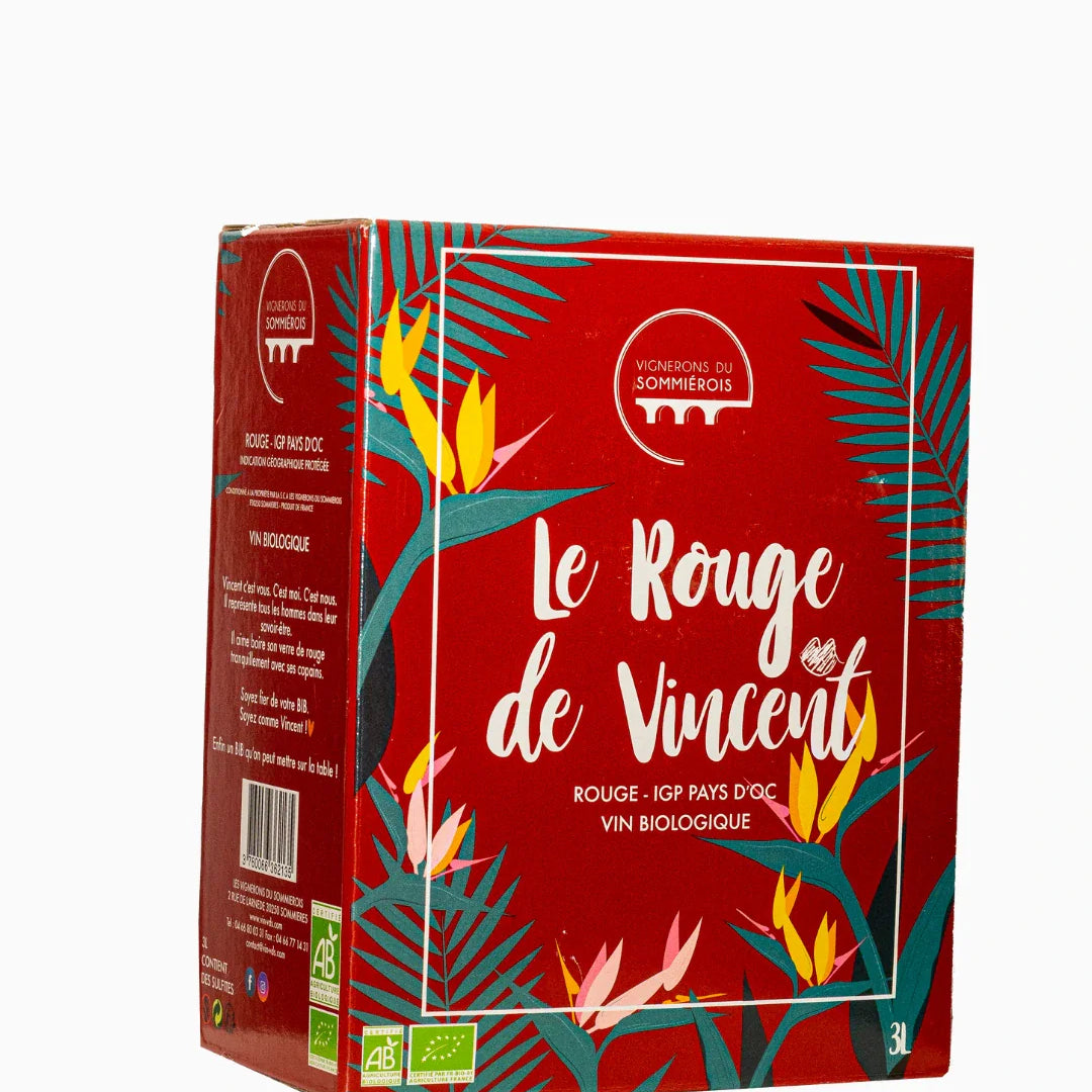 Lebox wijnen Vignerons Sommierois rode wijn Vincent Biologisch leboxwijnen.nl