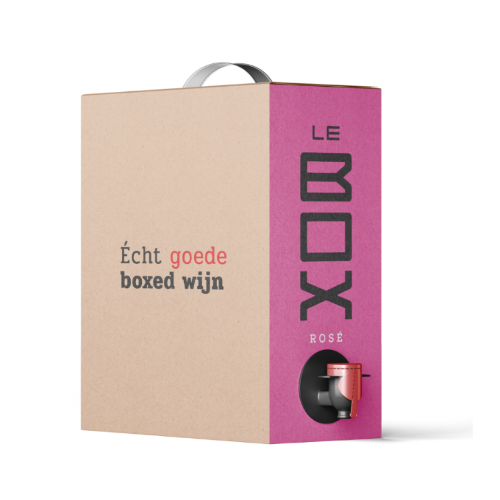 Lebox wijnen icon bag in box rose wijn 